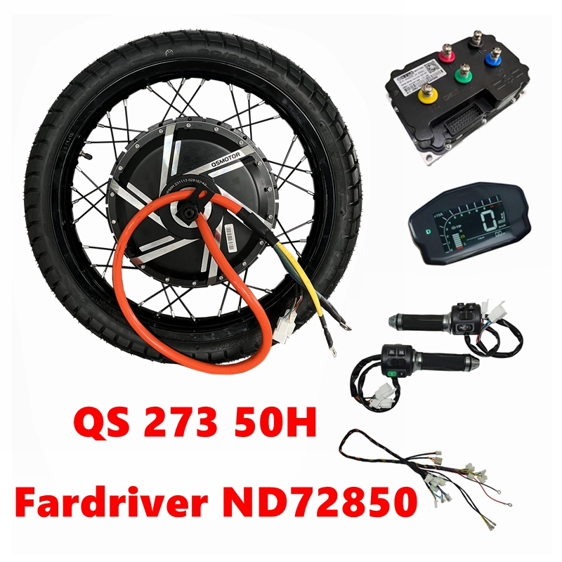 12000W Electric Motorcycle Hub Motor - NBpower/QS273 50H 72v 12000W Ebike kiti