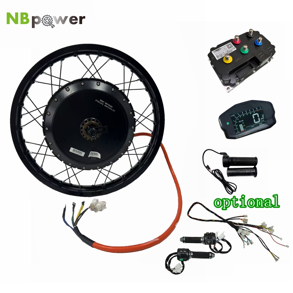 72V 8000W Brushless Hub Motor - NBpower/QS273 V3 72v 8000W E-bisiklet kiti