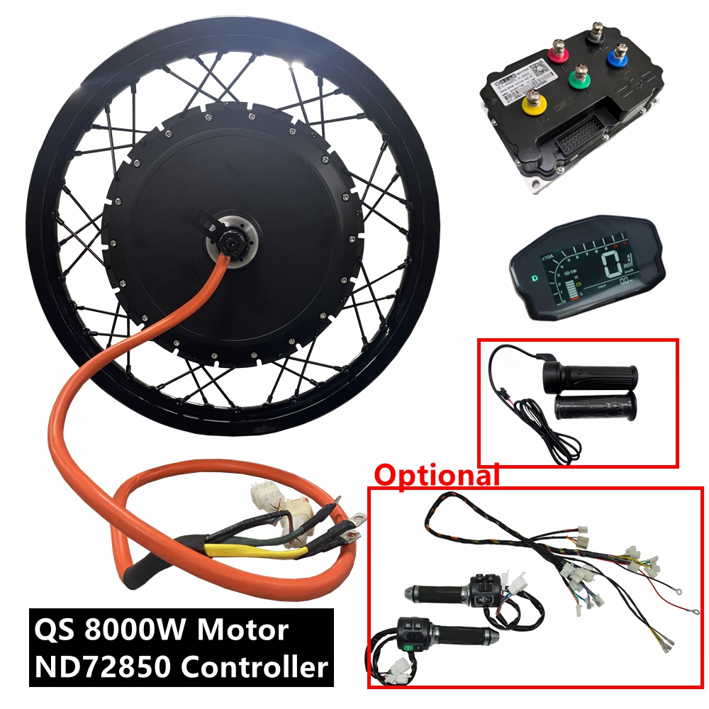 72V 8000W Brushless Hub Motor - NBpower/QS273 V3 72v 8000W Ebike kiti