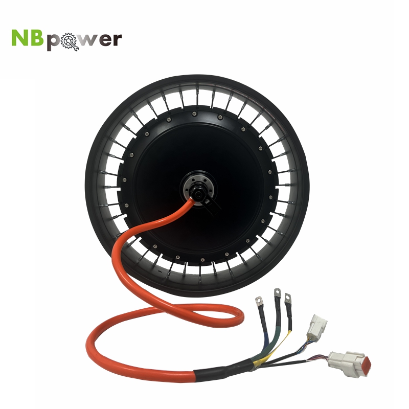 72V 8000W Brushless Hub Motor - NBpower/QS273 40H 20x4/24x4/26x4 nominal 72V 4000W