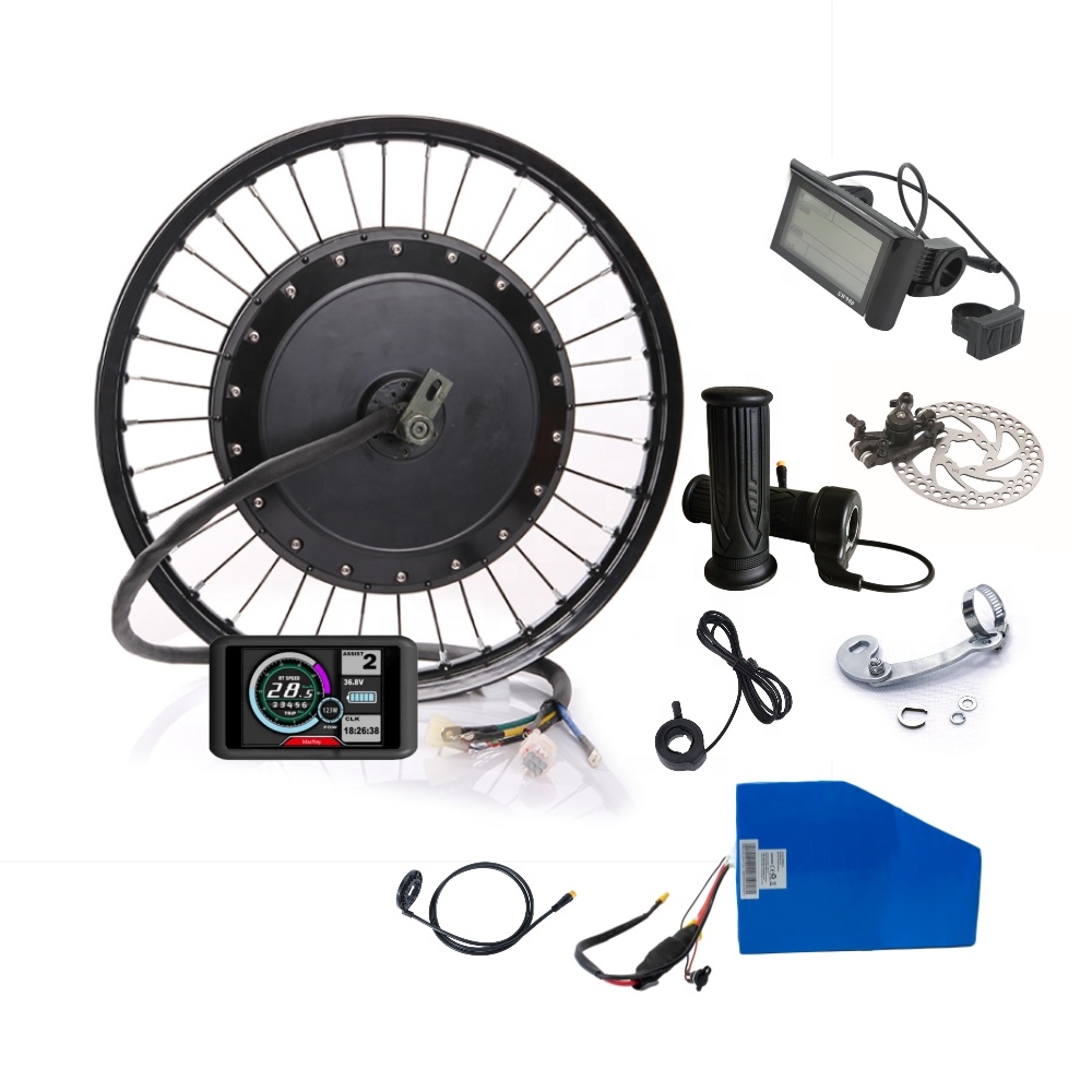 Yüksek Torklu Elektrikli Bisik - 5000W Hub Motor Kit 72V incelemesi ve fiyatı