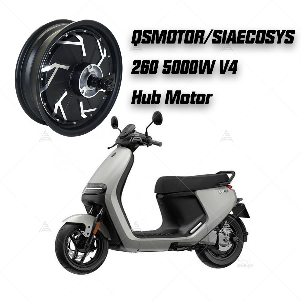 QSMOTOR QS260 V4 5000W 10000W  - Direct Drive Hub Motor 72V 5000W incelemesi ve fiyatı