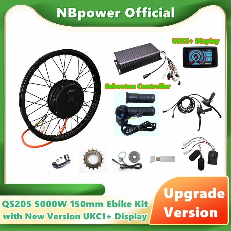 NBpower/QS205 5000W V3 150mm A - 5000W Hub Motor Kit 72V incelemesi ve fiyatı