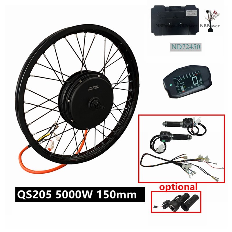 NBpower/QS205 V3 72v 5000W E-b - 5000W Hub Motor Kit 72V incelemesi ve fiyatı