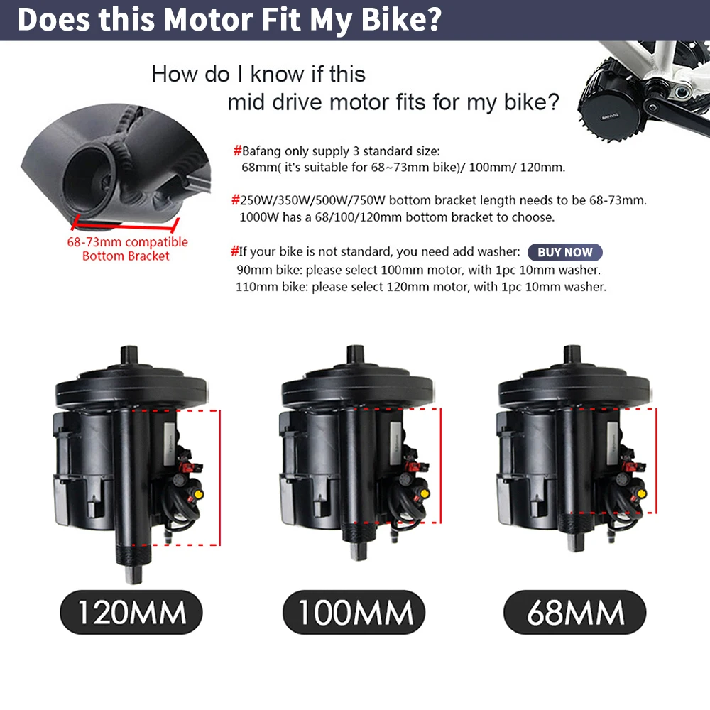 Bafang BBSHD 1000W 52V 48V 68m - Mid Drive Conversion Kit 1000W incelemesi ve fiyatı