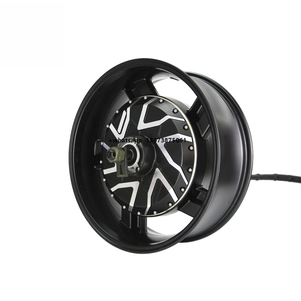 QSMOTOR 17X6.0 İnç 273 12000W  - 12000W Electric Motorcycle Hub Motor incelemesi ve fiyatı