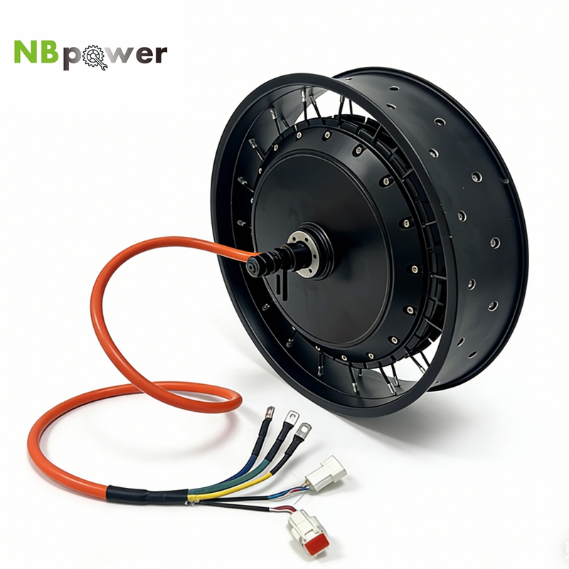 NBpower/QS 273 40H 48-96v nomi - 72V 8000W Brushless Hub Motor incelemesi ve fiyatı