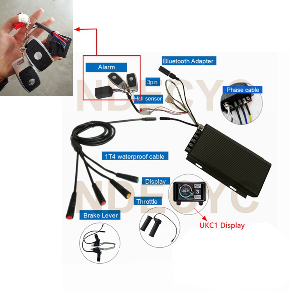 QS205 V3 48-72v 5000W 3.5T/5T  - 5000W Hub Motor Kit 72V incelemesi ve fiyatı
